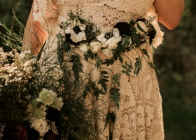 Bride Floral Belt