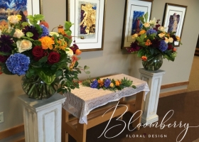 Family funeral flowers by Bonnie Keller Minnesota